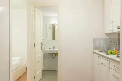 Una cocina o zona de cocina en Apartamentos en Candelario