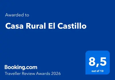 Certificado, premio, señal o documento que está expuesto en Casa Rural El Castillo