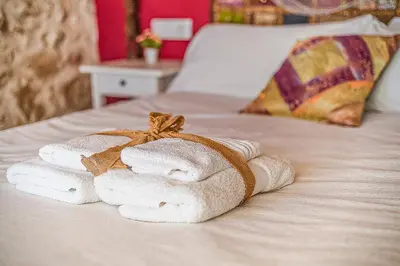 Cama o camas de una habitación en El Pajar de Tía María