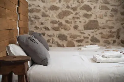 Cama o camas de una habitación en El Pajar de Tía María