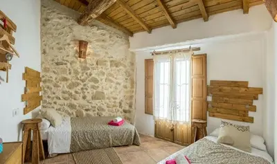 Cama o camas de una habitación en El Pajar de Tía María