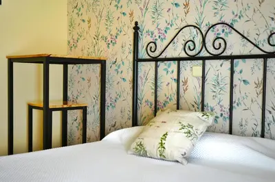 Cama o camas de una habitación en Hostal Mainz