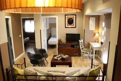 Zona de estar de Apartamentos Nundinae