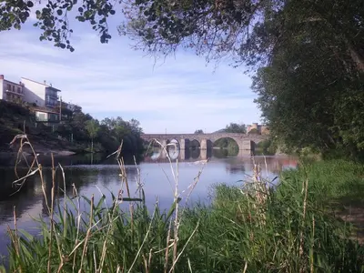 Vista de un río cerca de esta casa o chalet