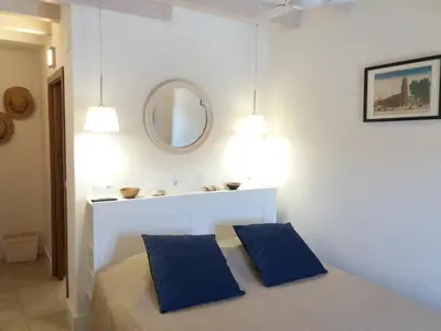 Cama o camas de una habitación en Apartamentos Rurales Entre Fuentes
