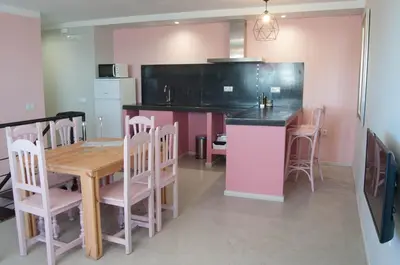 Una cocina o zona de cocina en Apartamentos de la Parte Antigua de Cáceres