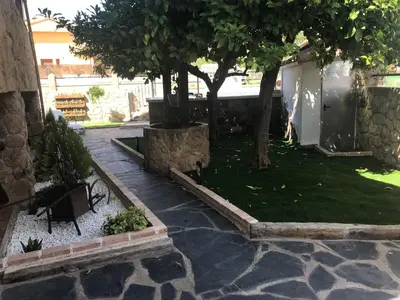 Jardín al aire libre en La Guarida del Oso