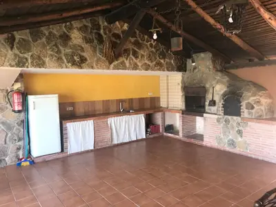 Una cocina o zona de cocina en La Guarida del Oso