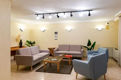 Zona de estar de Hotel Alda Guijuelo