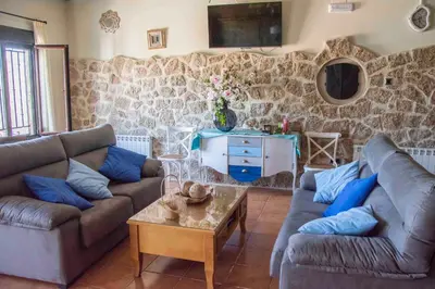 Zona de estar de Casa Rural Fuente El Boticario