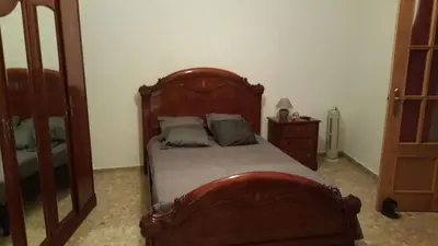 Cama o camas de una habitación en Casa Trini