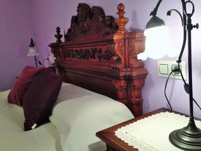 Cama o camas de una habitación en Casa del tablao