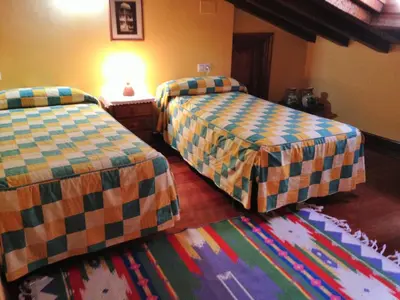 Cama o camas de una habitación en Casa del tablao