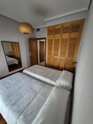 Cama o camas de una habitación en Casa Turistica Termas aparcamiento y desayuno incluido