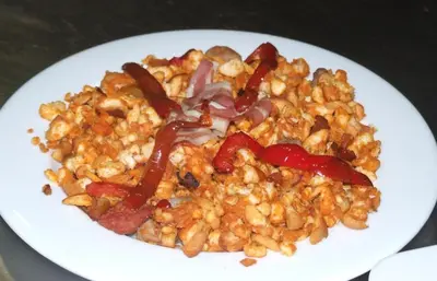 Comida en o cerca of this country house