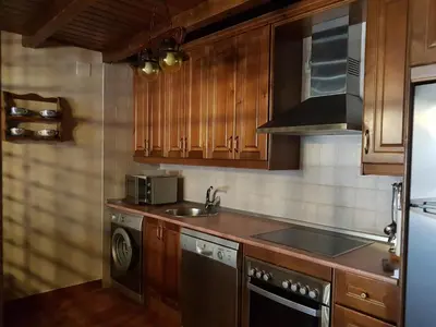 Una cocina o zona de cocina en Casa Rural El Castaño