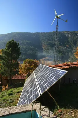 Paisaje cerca of this country house