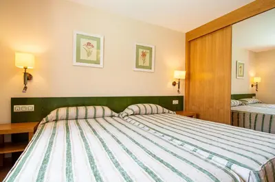 Cama o camas de una habitación en Hotel Galayos