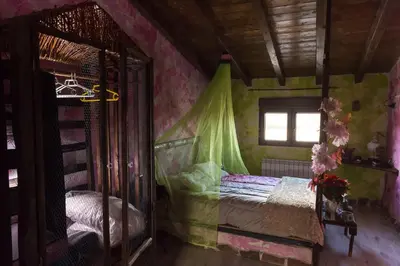 Cama o camas de una habitación en El Eden de Javier