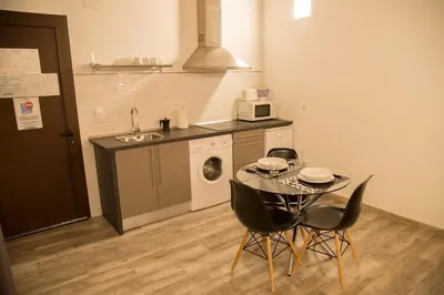 Una cocina o zona de cocina en Estudios Rurales La Casa de Luis