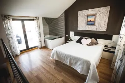 Cama o camas de una habitación en Love in the Loft