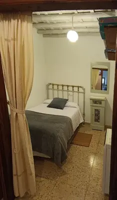 Cama o camas de una habitación en Casa de la Cigüeña