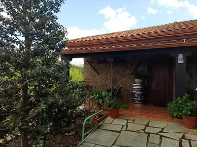 Jardín al aire libre en Casa Rural Los Olivos