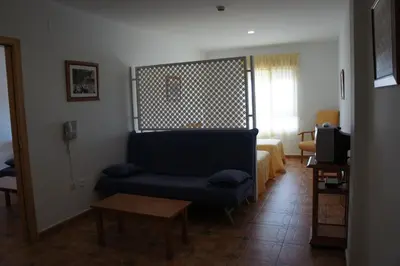 Zona de estar de Hotel Apartamentos Kantara Al-Saif