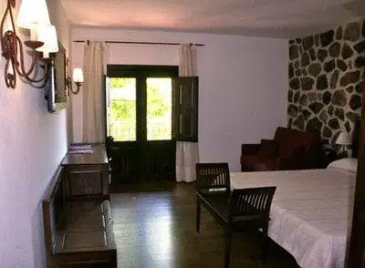 Cama o camas de una habitación en Hotel Spa Villa de Mogarraz