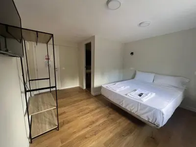 Cama o camas de una habitación en Hostal Mindanao