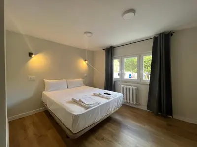 Cama o camas de una habitación en Hostal Mindanao
