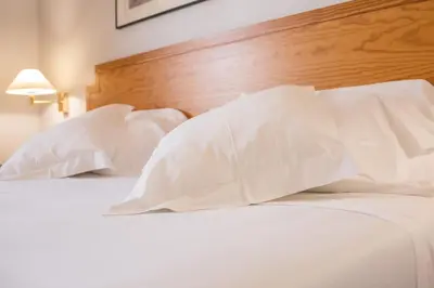 Cama o camas de una habitación en Hotel Vegas Altas