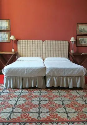 Cama o camas de una habitación en Alameda Palacete