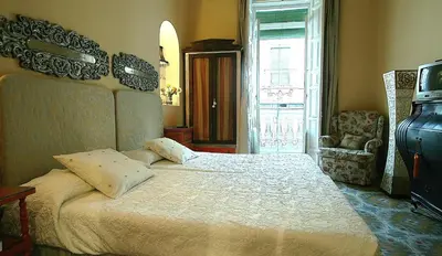Cama o camas de una habitación en Alameda Palacete