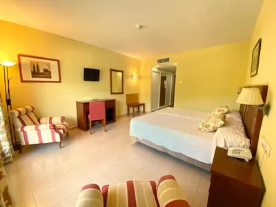 Cama o camas de una habitación en Mirador de La Portilla