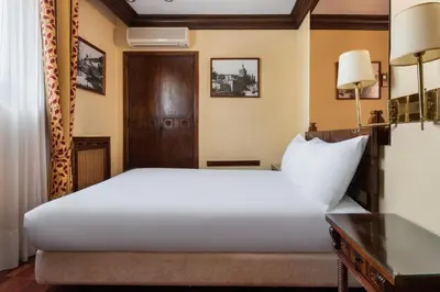 Cama o camas de una habitación en Crisol Conde Rodrigo