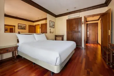 Cama o camas de una habitación en Crisol Conde Rodrigo