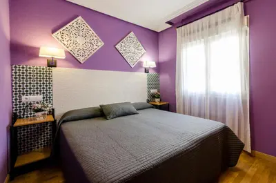 Cama o camas de una habitación en Las Abadías