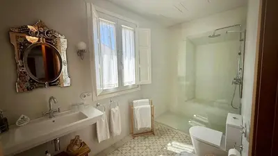 Un baño de Casa Pizarro Hotel