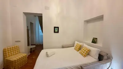 Cama o camas de una habitación en Casa Pizarro Hotel