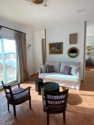 Zona de estar de Casa Pizarro Hotel
