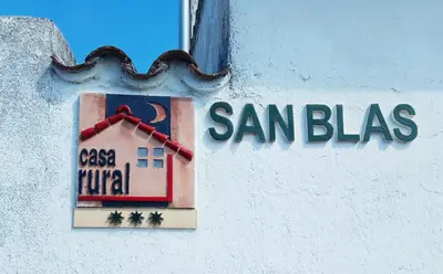 Certificado, premio, señal o documento que está expuesto en Casa Rural San Blas