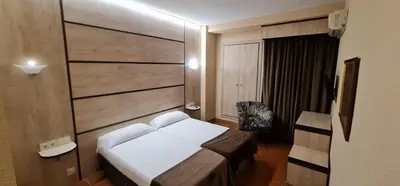 Cama o camas de una habitación en Hotel La Rad