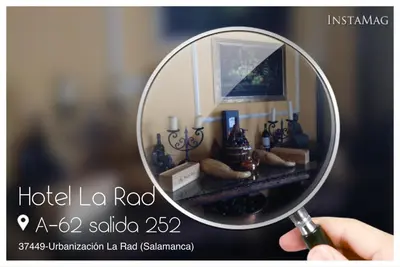 Certificado, premio, señal o documento que está expuesto en Hotel La Rad