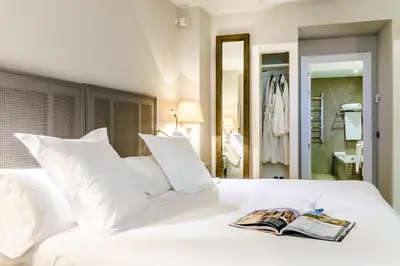 Cama o camas de una habitación en Grand Hotel Don Gregorio
