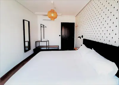 Cama o camas de una habitación en Hotel Matilde by gaiarooms