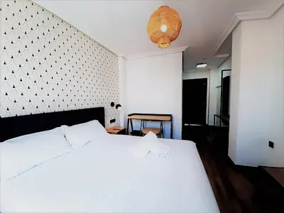 Cama o camas de una habitación en Hotel Matilde by gaiarooms