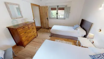 Cama o camas de una habitación en Abejas 1 de El Vergel de Chilla