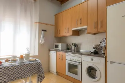 Una cocina o zona de cocina en Casa Rural La Rana