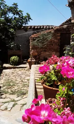 Jardín al aire libre en Casa de la Panadería